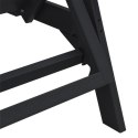 Leżaki słoneczne 2 szt. czarny 162x53x98,5 cm HDPE