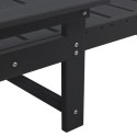 Leżaki słoneczne 2 szt. czarny 162x53x98,5 cm HDPE
