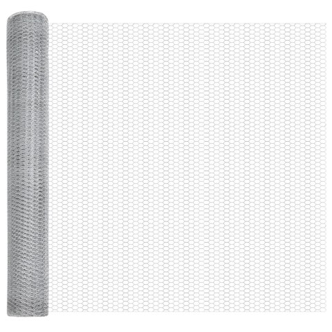 Słupki ogrodzeniowe 22 szt. U-kanał 140 cm ze stali ocynkowanej