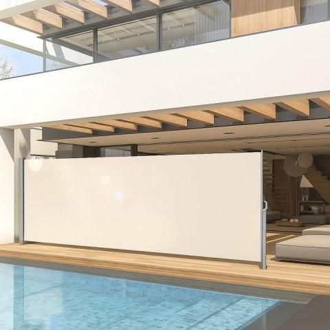 JAGO Wysuwany parawan boczny, 160 x 500 cm, beżowy