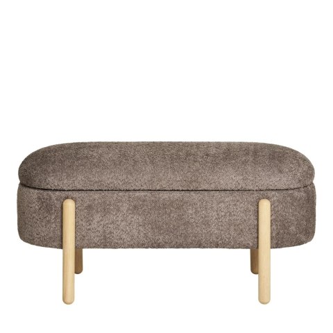 Ławka Branca ze schowkiem brązowa/ naturalna