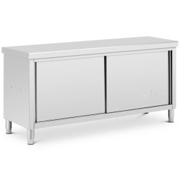 Stół blat roboczy centralny z szafką przelotową STAL 180 x 60 cm