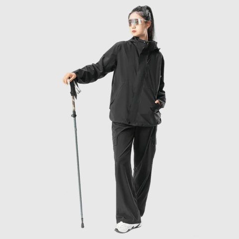 Kijki trekkingowe nordic walking aluminiowe 110 - 130 cm - brązowe