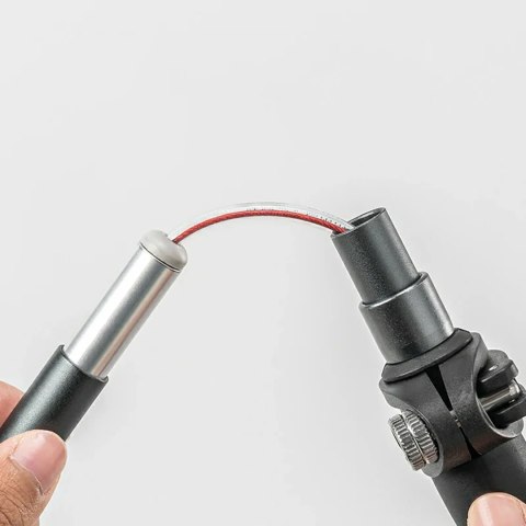 Kijki trekkingowe nordic walking aluminiowe 110 - 130 cm - fioletowe