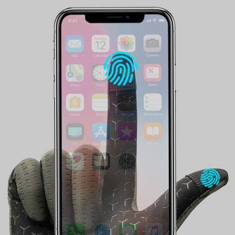 Rękawiczki rowerowe oddychające pełne rozmiar L - zielone