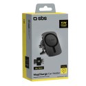 Uchwyt samochodowy do smartfona z ładowarką MagSafe - czarny