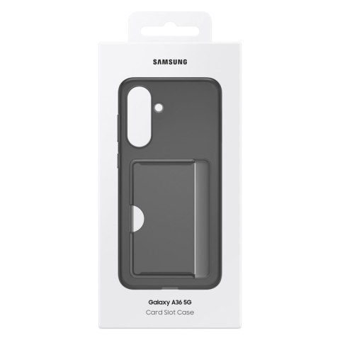 Etui Samsung Card Slot Case z kieszenią na karty na Samsung Galaxy A36 5G - czarne