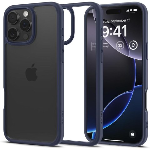 Etui case na iPhone 16 Pro Max Ultra Hybrid - niebieskie