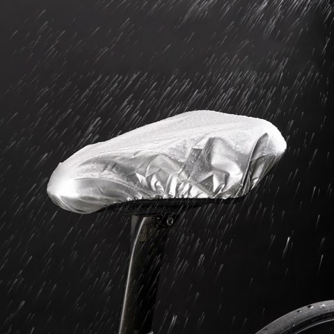 Pokrowiec nakładka na siodełko rowerowe rozmiar L - szary