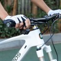Rękawiczki kolarskie rowerowe MTB rozmiar M - biało-czarne