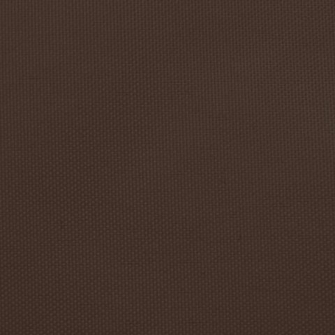 Kwadratowy żagiel ogrodowy, tkanina Oxford, 4,5x4,5 m, brązowy