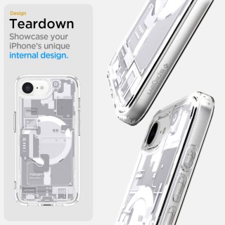 Etui case na iPhone 16e Zero One Ultra Hybrid MagSafe - białe