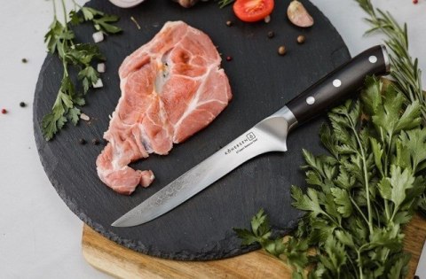 Nóż do trybowania Boning Kohersen Elegance Ebony Wood 15,2cm