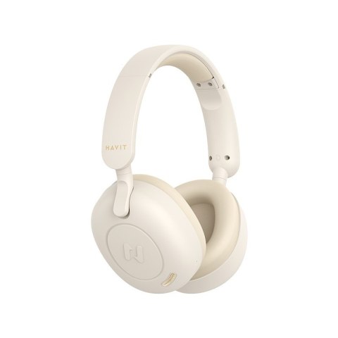 Słuchawki bezprzewodowe bluetooth Havit H655BT beżowy