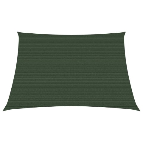 Żagiel przeciwsłoneczny, 160 g/m², ciemnozielony, 3/4x3 m, HDPE