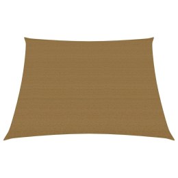 Żagiel przeciwsłoneczny, 160 g/m², taupe, 3/4x2 m, HDPE