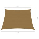 Żagiel przeciwsłoneczny, 160 g/m², taupe, 3/4x2 m, HDPE