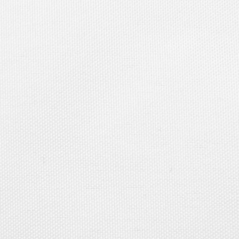 Żagiel ogrodowy, tkanina Oxford, trójkątny, 5x5x6 m, biały