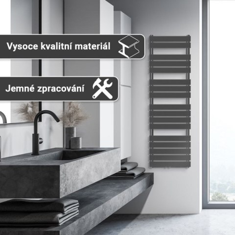 AQUAMARIN Grzejnik łazienkowy pionowy 1600 x 500 mm