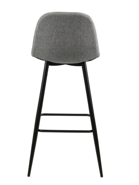 Stołek barowy Wilma wysoki szary jasny/