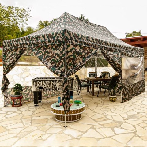 INSTENT "PRO" Namiot ogrodowy, nożycowy, woodland 3 x 6 m