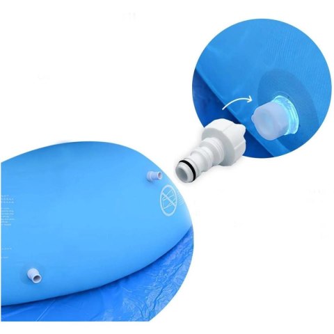 BASEN ROZPOROWY Z POMPĄ FILTRUJĄCĄ 240X63CM 17792EU