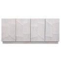 Kredens DKD Home Decor Biały Krem Drewno mango 180 x 40 x 80 cm