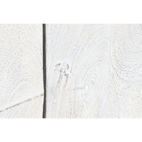Kredens DKD Home Decor Biały Krem Drewno mango 180 x 40 x 80 cm