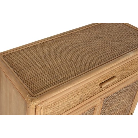 Kredens Home ESPRIT Jasnobrązowy Rattan Jodła 100 x 40 x 100 cm