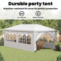 Namiot imprezowy, 3 x 6 m, biały