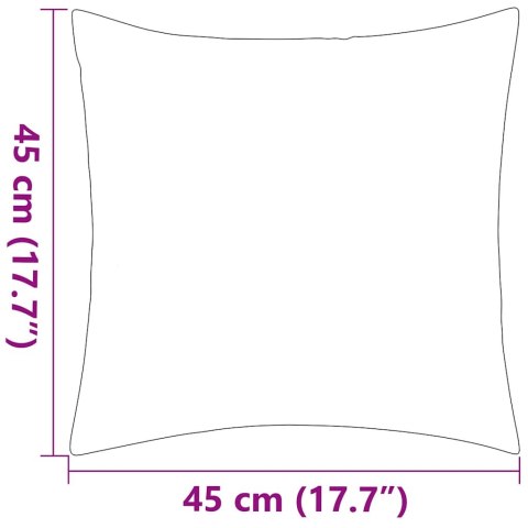 Poduszki na zewnątrz, 4 szt., w paski, 45x45 cm, szare