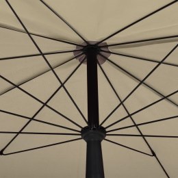 Parasol ogrodowy na słupku, 200x130 cm, kolor taupe