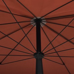 Parasol ogrodowy na słupku, 200x130 cm, terakota