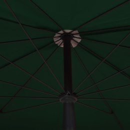 Parasol ogrodowy na słupku, 200x130 cm, zielony
