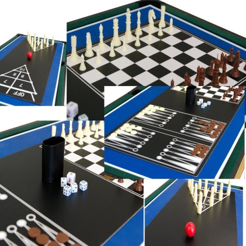 PIŁKARZYKI STÓŁ DO MULTI GIER 9W1 121x61x80CM