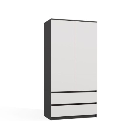 Szafa Malwa SS-90 ANTRACYT BIEL