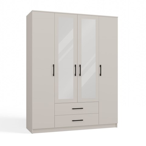 Szafa Romana 160 X 205 LUSTRO KASZMIR BEŻ