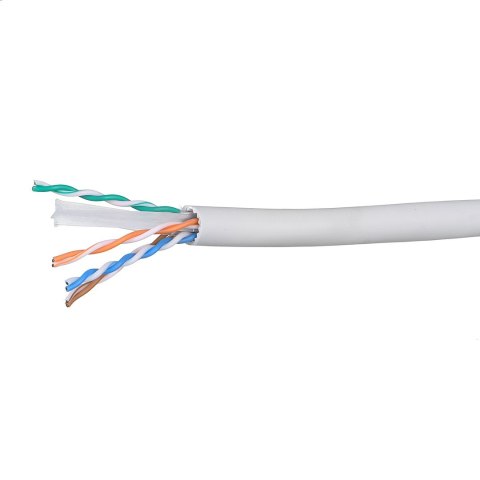 Alantec Kabel U/UTP kat.6A, sieciowy, LSOH, Dca 4x2x23 AWG, 10Gb/s, 700 MHz, szary, 500m (KIU6ALSOH500D)