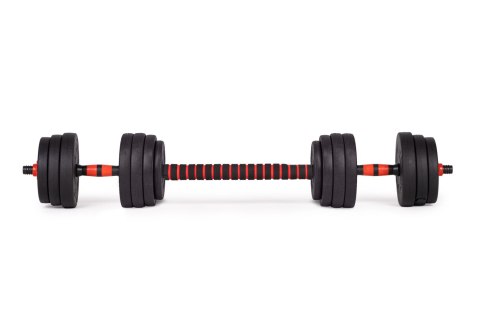 Hantle regulowane 2x20 kg sztanga zestaw 40 kg gryf