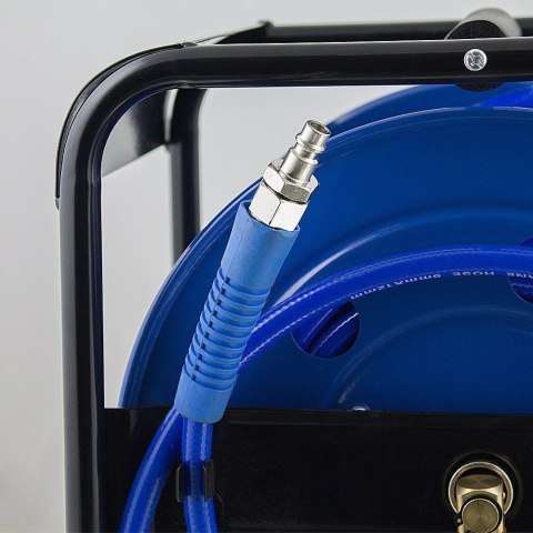 Wąż na bębnie Pneumatyczny ze zwijakiem na korbkę 30m BITUXX