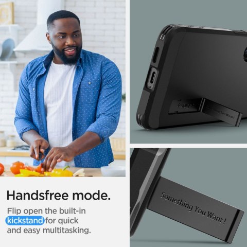 Etui case na Samsung Galaxy S24+ Tough Armor - czarne