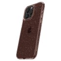 Etui case na iPhone 15 Pro Liquid Crystal Glitter - różowo przezroczyste