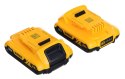 Wkrętarka udarowa 18V 2x2.0ah+ład DCD709D2T DEWALT