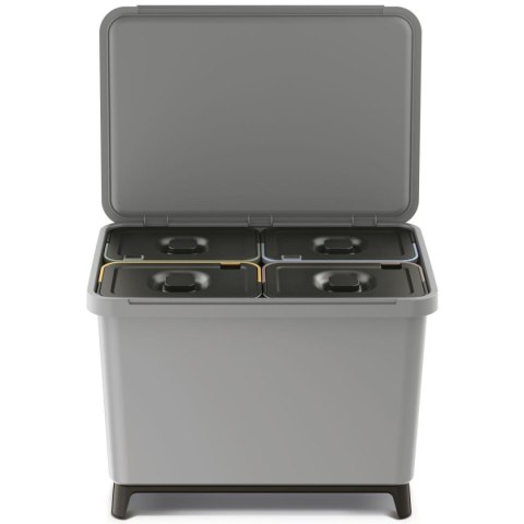 ŚMIETNIK KOSZE NA ŚMIECI SYSTEMA SORTIBOX 4W1 SMOOTH GRAY