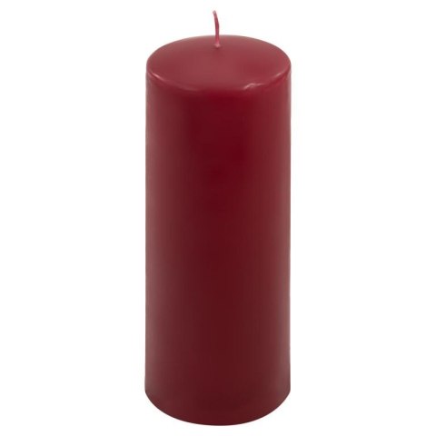 Zestaw świec słupkowych 20 cm Ø 7,5 cm, bordowy, 2 szt.