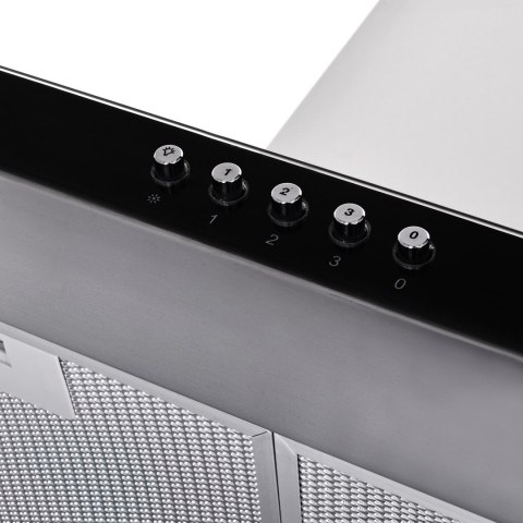 Okap kominowy AKPO WK-4 FENIKS SLIM GLASS 60 INOX (297 m3/h; 600mm; kolor inox)