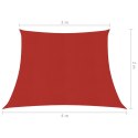 Żagiel przeciwsłoneczny, 160 g/m², czerwony, 3/4x2 m, HDPE