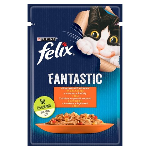 PURINA FELIX FANTASTIC Mix Wiejskie smaki 120x85g