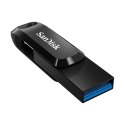Pendrive SanDisk Ultra Dual GO SDDDC3-032G-G46 (32GB; USB 3.0, USB-C; kolor czarny)