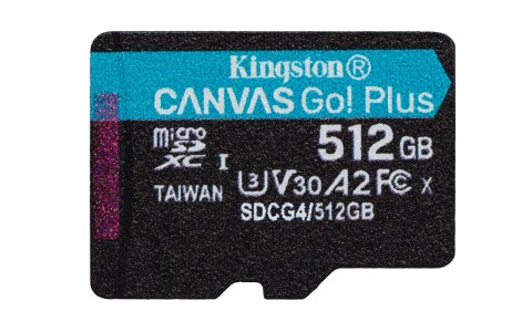 KINGSTON microSDXC Canvas Go Plus 512GB